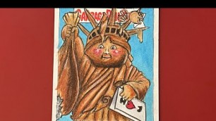 'Liberty Libby - Alice Island - Garbage Pail Kids Disgusting Valentines 2022 - Bobby B'