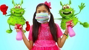 'Children Viruses & Germs Song | Wendy Kids Sing-along Kids Songs & Nursery Rhymes'