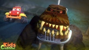 'It\'s Halloween Night | Monster Truck Dan Videos | Spooky Song by Kids Channel'