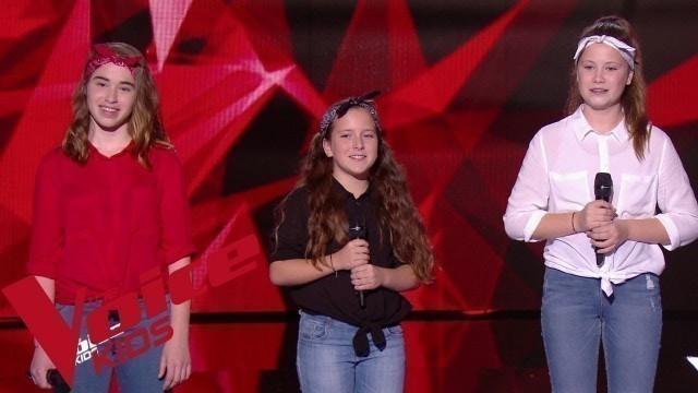 'Weather Girls - It\'s raining men | Mini Div | The Voice Kids France 2019 | Blind Audition'