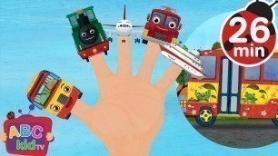 'Finger Family Vehicles (2D) | +More Nursery Rhymes & Kids Songs - CoCoMelon'