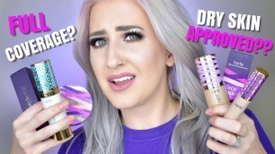 'TARTE FACE TAPE Foundation on DRY SKIN!'