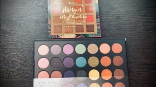 'Макияжи с палетками BH COSMETICS Hangin’ in Hawaii & Foil Eyes'