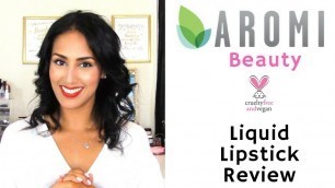 'Aromi Cosmetics Review | Cruelty Free & Vegan Makeup'