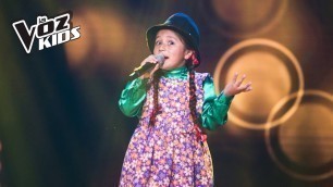 'La Carranguerita canta La Gallina Mellicera - Audiciones a ciegas | La Voz Kids Colombia 2018'