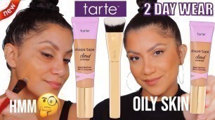 '2 DAY WEAR *new* TARTE SHAPE TAPE CLOUD CREAM  *oily skin* | MagdalineJanet'