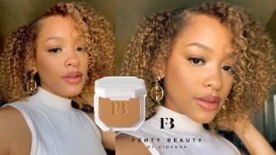 'Fenty Beauty Powder Foundation Review| 345| 10HR Wear Test'