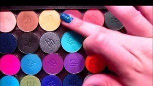 'bh cosmetics single eyeshadow swatches'
