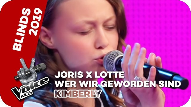 'Joris x Lotte - Wer wir geworden sind (Kimberly) | Blind Auditions | The Voice Kids 2019 | SAT.1'