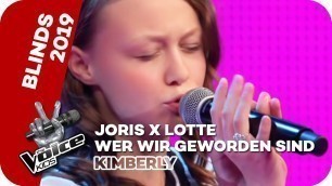 'Joris x Lotte - Wer wir geworden sind (Kimberly) | Blind Auditions | The Voice Kids 2019 | SAT.1'