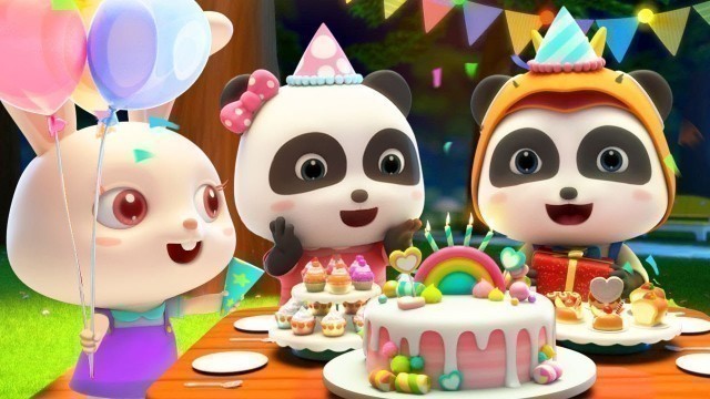 'Happy Birthday Song | Kiki and Miumiu | Fun Sing Along Songs | Nursery Rhymes | Kids Song | BabyBus'
