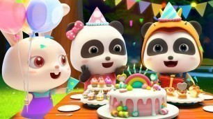 'Happy Birthday Song | Kiki and Miumiu | Fun Sing Along Songs | Nursery Rhymes | Kids Song | BabyBus'