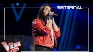 'Paola Casas canta \'Vuelvo a verte\' | Semifinal | La Voz Kids Antena 3 2019'