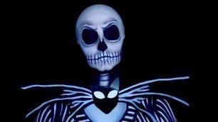 'Jack Skellington Halloween Makeup Tutorial'