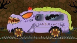 'scary ambulance | formation and uses | Halloween video for kids'