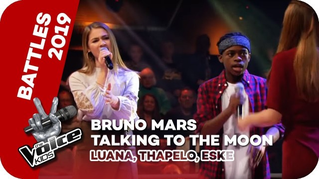 'Bruno Mars - Talking to the Moon (Luana, Thapelo, Eske) | Battles | The Voice Kids 2019 | SAT.1'