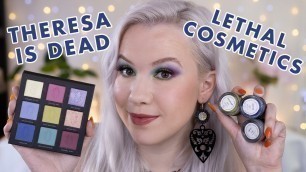 'Lethal Cosmetics x Theresa is Dead Collab | Lethal is Dead 3 looks, swatches and comparisons'