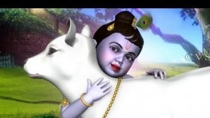 'Tharangam Tharangam 3D Animation  Rhymes - Krishna Songs'