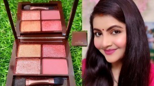 'Colorbar bewitching eyeshadow palette review & demo | RARA | best mini eyeshadow palette for makeup'