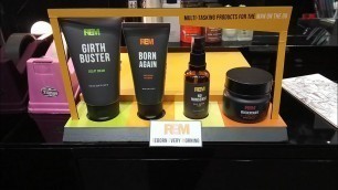 'Colour bar for men/ reborn every morning/ fat burning cream from Switzerland/multitasking fluid'