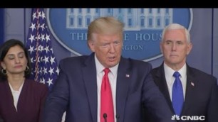 'President Donald Trump: Calling it the \'Chinese virus\' is not racist at all, it comes from China'