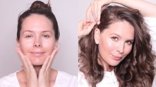 'MY QUICK GET OUT THE DOOR MAKEUP TUTORIAL, USING JANE IREDALE MAKEUP'