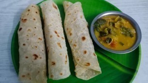 'மைதா சப்பாத்தி செய்வது எப்படி | Maida Chapati Recipe in Tamil | South Indian Breakfast Recipes Tamil'