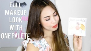 'CREATE A MAKEUP LOOK WITH ONE PALETTE |Jane Iredale Pure and Simple Kit Review and Application|'