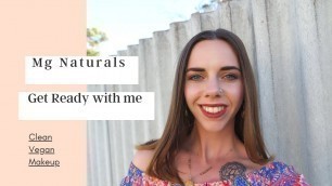 'Mg Naturals | Get Ready with me | vegan Makeup'