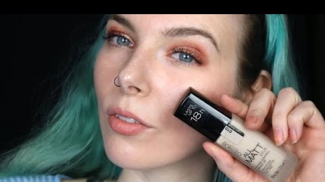 'FIRST IMPRESSIONS - Catrice all Matt Foundation | Bh Cosmetics Foil Eyes Eyeshadow Palette'