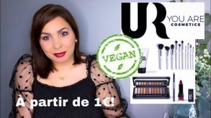'Crash Test You Are Cosmetics : Maquillage Vegan à partir de 1€'