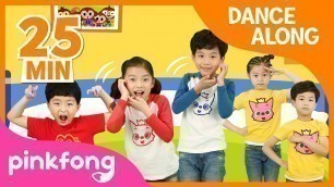 'Five Little Monkeys and more | Best Kids Dance Along | +Compilation | Pinkfong Songs for Children'