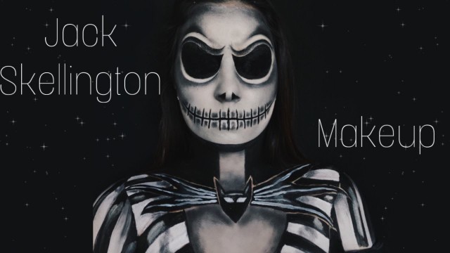 'JACK SKELLINGTON Makeup Tutorial / Nightmare before Christmas'