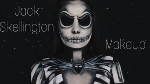 'JACK SKELLINGTON Makeup Tutorial / Nightmare before Christmas'