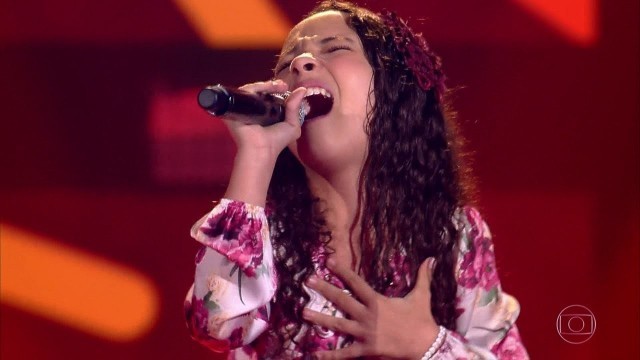 'Luiza Barbosa - Sangrando no The Voice Kids Brasil HD 27 01 2019'