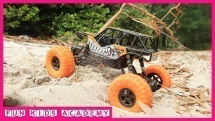 'Monster Trucks For Children | Test Drive on The Sand, Rock and Desert | Best Monster Trucks'