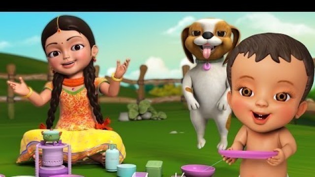 'Dosamma Dosa | Telugu Rhymes for Children | Infobells'