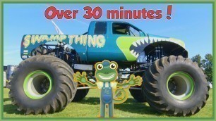 'Gecko Meets a Monster Truck and More Vehicles For Children | Gecko\'s Real Vehicles'