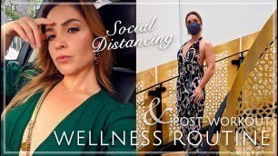 'POST-WORKOUT WELLNESS ROUTINE + NEW VEGAN BEAUTY: FITGLOW, MILK MAKEUP | SOCIAL DISTANCED BIRTHDAY'