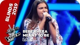 'Bebe Rexha - Meant To Be (Lara) | Blind Auditions | The Voice Kids 2019 | SAT.1'