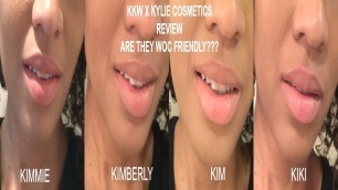 'KKW x Kylie Cosmetics Review and Swatches on WOC'