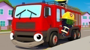 'Fire Truck, Ambulance, Tractor & Garbage Vehicles For Kids | Gecko\'s Garage | Nursery Rhymes & Songs'