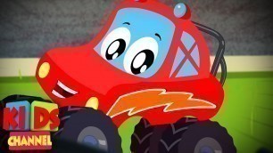 'We Are The Monster Trucks - Little Red Cartoon Videos from Kids Channel'