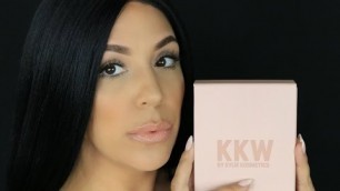 'KKW & Kylie Cosmetics Swatches & Review'