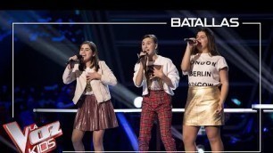 'Claudia, Marta y Ruslana cantan \'A natural woman\' | Batallas | La Voz Kids Antena 3 2019'