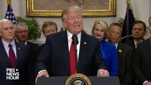 'WATCH: President Trump signs executive order reducing healthcare regulations'