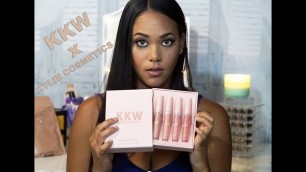 'KKW x Kylie Cosmetics Creme Liquid Lipstick Review: Brown Girl Friendly or Not?'