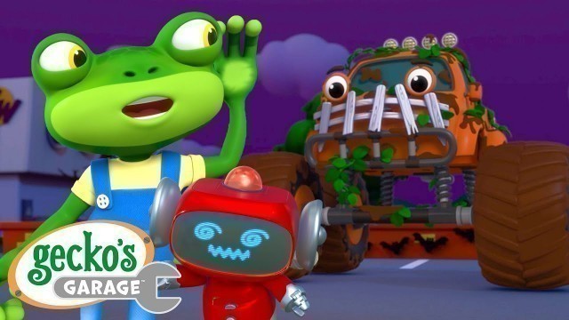 'Monster Truck Monster!|Gecko\'s Garage|Funny Cartoon For Kids|Learning Videos For Toddlers'
