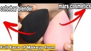 'beauty blender battle || Mars cosmetics vs colorbar blender || super makeup style'