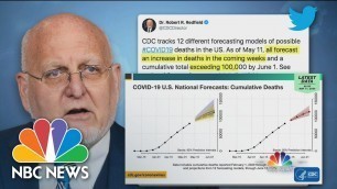 'Gap Widens Between Trump\'s Rhetoric And Health Expert Guidance | Meet The Press | NBC News'